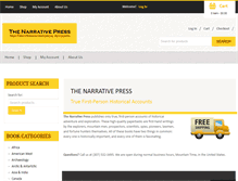 Tablet Screenshot of narrativepress.com